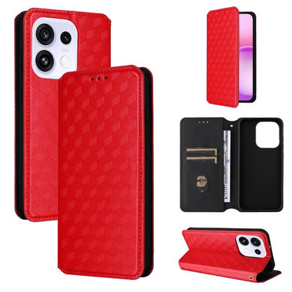 Cubic Grid Texture Flip Leather Phone Case, For OPPO Reno16 F 5G / Reno16 FS 5G, For OPPO Reno15 A 5G / Reno15 F 5G, For OPPO Reno16 5G / Reno16 Pro 5G Global, For OPPO Find X9 Ultra 5G, For OPPO A6X 4G / 5G / A6 5G Global                              ...