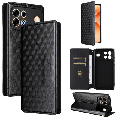 Cubic Grid Texture Flip Leather Phone Case, For OPPO A7 Pro 5G, For OPPO A7 Pro Max / F35 Pro 5G, For OPPO Reno16 F 5G / Reno16 FS 5G, For OPPO Reno15 A 5G / Reno15 F 5G, For OPPO Reno16 5G / Reno16 Pro 5G Global, For OPPO Find X9 Ultra 5G             ...