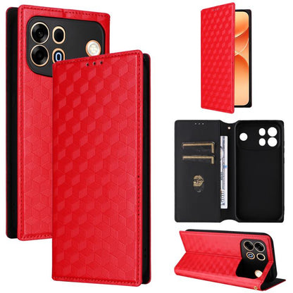 Cubic Grid Texture Flip Leather Phone Case, For OPPO A7 Pro 5G, For OPPO A7 Pro Max / F35 Pro 5G, For OPPO Reno16 F 5G / Reno16 FS 5G, For OPPO Reno15 A 5G / Reno15 F 5G, For OPPO Reno16 5G / Reno16 Pro 5G Global, For OPPO Find X9 Ultra 5G             ...