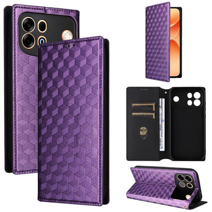 Cubic Grid Texture Flip Leather Phone Case, For OPPO A7 Pro 5G, For OPPO A7 Pro Max / F35 Pro 5G, For OPPO Reno16 F 5G / Reno16 FS 5G, For OPPO Reno15 A 5G / Reno15 F 5G, For OPPO Reno16 5G / Reno16 Pro 5G Global, For OPPO Find X9 Ultra 5G             ...