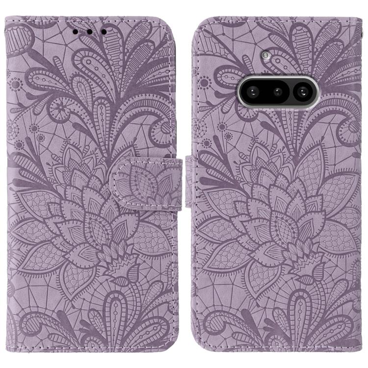 Lace Flower Embossing Flip Leather Phone Case, For Nothing CMF Phone 2 Pro, For Nothing Phone 3a, For Nothing Phone 3a Pro, For Nothing CMF Phone 1