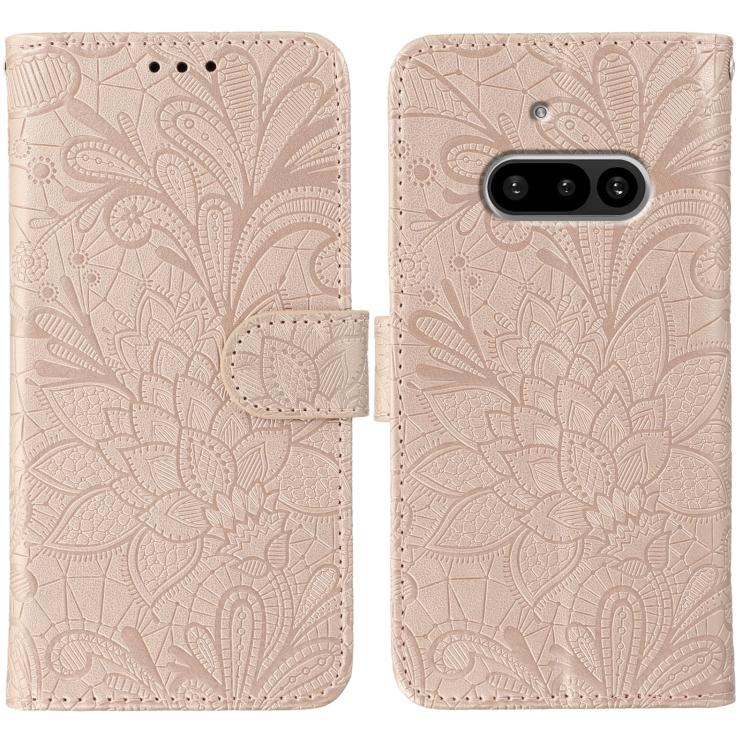 Lace Flower Embossing Flip Leather Phone Case, For Nothing CMF Phone 2 Pro, For Nothing Phone 3a, For Nothing Phone 3a Pro, For Nothing CMF Phone 1