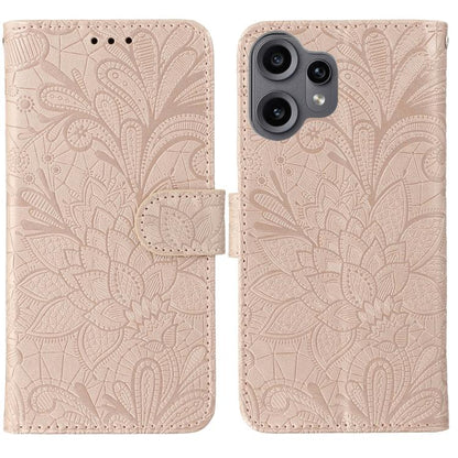 Lace Flower Embossing Flip Leather Phone Case, For Nothing CMF Phone 2 Pro, For Nothing Phone 3a, For Nothing Phone 3a Pro, For Nothing CMF Phone 1