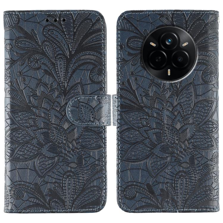 Lace Flower Embossing Flip Leather Phone Case, For Realme 14 Pro+, For Realme 14 Pro, For Realme 14x, For Realme GT 7 Pro