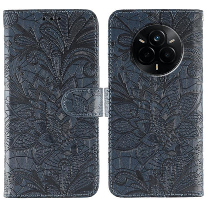 Lace Flower Embossing Flip Leather Phone Case, For Realme 14 Pro+, For Realme 14 Pro, For Realme 14x, For Realme GT 7 Pro