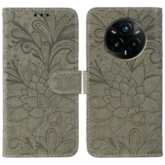 Lace Flower Embossing Flip Leather Phone Case, For Realme 14 Pro+, For Realme 14 Pro, For Realme 14x, For Realme GT 7 Pro