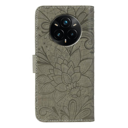 Lace Flower Embossing Flip Leather Phone Case, For Realme 14 Pro+, For Realme 14 Pro, For Realme 14x, For Realme GT 7 Pro