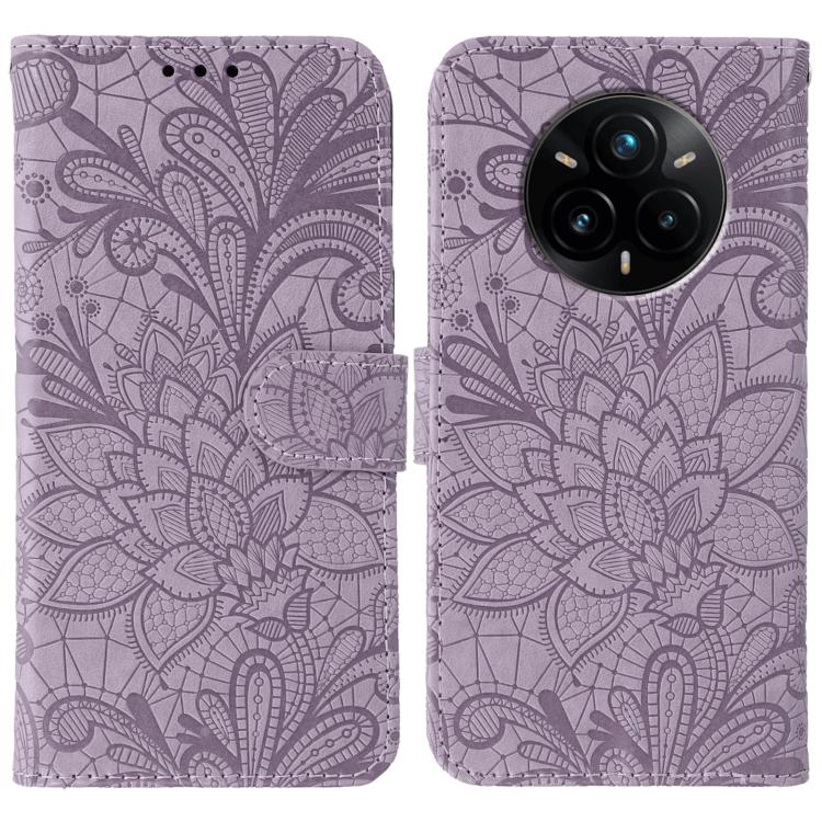Lace Flower Embossing Flip Leather Phone Case, For Realme 14 Pro+, For Realme 14 Pro, For Realme 14x, For Realme GT 7 Pro