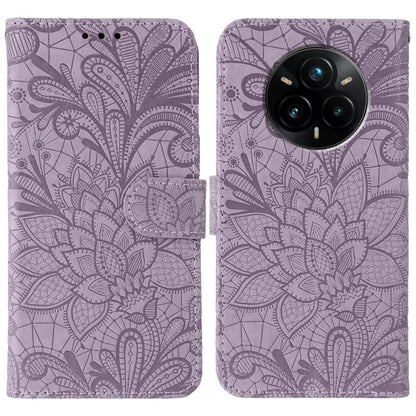 Lace Flower Embossing Flip Leather Phone Case, For Realme 14 Pro+, For Realme 14 Pro, For Realme 14x, For Realme GT 7 Pro