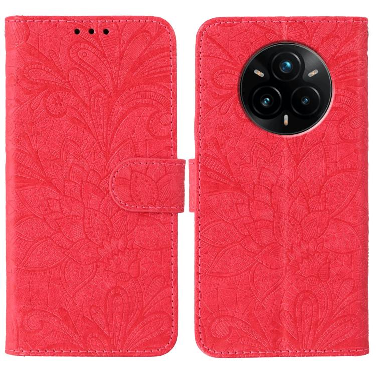 Lace Flower Embossing Flip Leather Phone Case, For Realme 14 Pro+, For Realme 14 Pro, For Realme 14x, For Realme GT 7 Pro