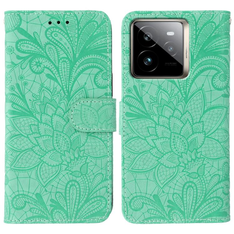 Lace Flower Embossing Flip Leather Phone Case, For Realme 14 Pro+, For Realme 14 Pro, For Realme 14x, For Realme GT 7 Pro