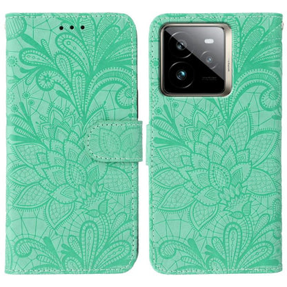 Lace Flower Embossing Flip Leather Phone Case, For Realme 14 Pro+, For Realme 14 Pro, For Realme 14x, For Realme GT 7 Pro
