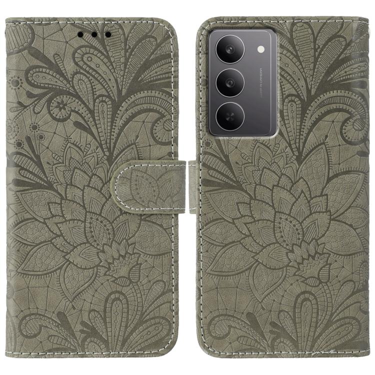 Lace Flower Embossing Flip Leather Phone Case, For Realme 14 Pro+, For Realme 14 Pro, For Realme 14x, For Realme GT 7 Pro