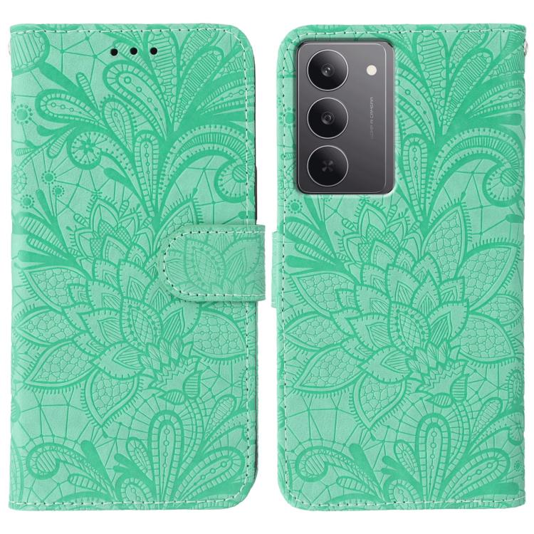 Lace Flower Embossing Flip Leather Phone Case, For Realme 14 Pro+, For Realme 14 Pro, For Realme 14x, For Realme GT 7 Pro