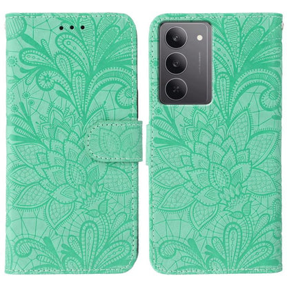 Lace Flower Embossing Flip Leather Phone Case, For Realme 14 Pro+, For Realme 14 Pro, For Realme 14x, For Realme GT 7 Pro