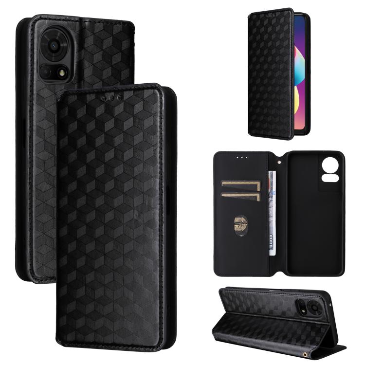 Cubic Grid Texture Flip Leather Phone Case, For TCL K70 5G, For TCL K70 SE 4G, For TCL K70 Power / K70 4G, For TCL NxtPaper 70 Pro 5G, For TCL K32 5G / K33 5G, For TCL NxtPaper 60 Ultra 5G, For TCL 60 SE NxtPaper 5G, For TCL 60 NxtPaper                ...