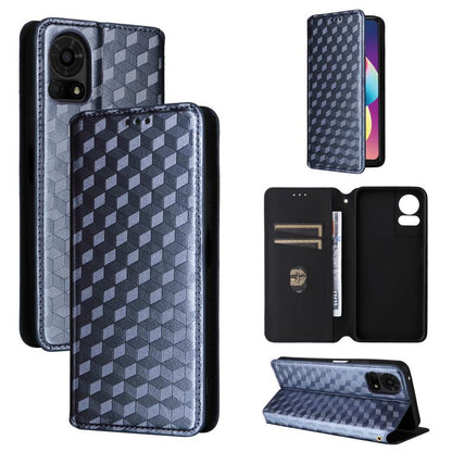 Cubic Grid Texture Flip Leather Phone Case, For TCL K70 5G, For TCL K70 SE 4G, For TCL K70 Power / K70 4G, For TCL NxtPaper 70 Pro 5G, For TCL K32 5G / K33 5G, For TCL NxtPaper 60 Ultra 5G, For TCL 60 SE NxtPaper 5G, For TCL 60 NxtPaper                ...
