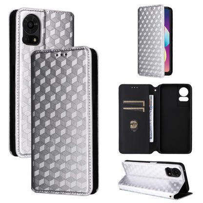 Cubic Grid Texture Flip Leather Phone Case, For TCL K70 5G, For TCL K70 SE 4G, For TCL K70 Power / K70 4G, For TCL NxtPaper 70 Pro 5G, For TCL K32 5G / K33 5G, For TCL NxtPaper 60 Ultra 5G, For TCL 60 SE NxtPaper 5G, For TCL 60 NxtPaper                ...