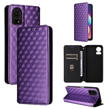 Cubic Grid Texture Flip Leather Phone Case, For TCL K70 5G, For TCL K70 SE 4G, For TCL K70 Power / K70 4G, For TCL NxtPaper 70 Pro 5G, For TCL K32 5G / K33 5G, For TCL NxtPaper 60 Ultra 5G, For TCL 60 SE NxtPaper 5G, For TCL 60 NxtPaper                ...