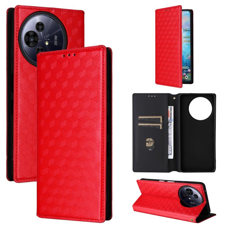 Cubic Grid Texture Flip Leather Phone Case, For TCL K70 5G, For TCL K70 SE 4G, For TCL K70 Power / K70 4G, For TCL NxtPaper 70 Pro 5G, For TCL K32 5G / K33 5G, For TCL NxtPaper 60 Ultra 5G, For TCL 60 SE NxtPaper 5G, For TCL 60 NxtPaper                ...