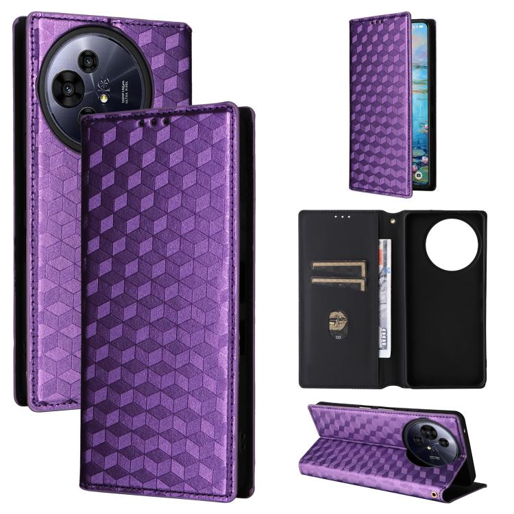 Cubic Grid Texture Flip Leather Phone Case, For TCL K70 5G, For TCL K70 SE 4G, For TCL K70 Power / K70 4G, For TCL NxtPaper 70 Pro 5G, For TCL K32 5G / K33 5G, For TCL NxtPaper 60 Ultra 5G, For TCL 60 SE NxtPaper 5G, For TCL 60 NxtPaper                ...