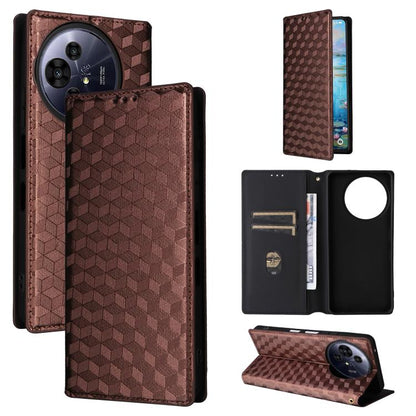 Cubic Grid Texture Flip Leather Phone Case, For TCL K70 5G, For TCL K70 SE 4G, For TCL K70 Power / K70 4G, For TCL NxtPaper 70 Pro 5G, For TCL K32 5G / K33 5G, For TCL NxtPaper 60 Ultra 5G, For TCL 60 SE NxtPaper 5G, For TCL 60 NxtPaper                ...