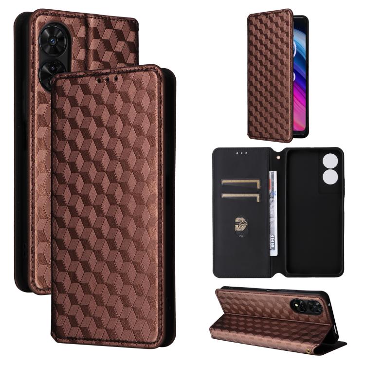 Cubic Grid Texture Flip Leather Phone Case, For TCL K70 5G, For TCL K70 SE 4G, For TCL K70 Power / K70 4G, For TCL NxtPaper 70 Pro 5G, For TCL K32 5G / K33 5G, For TCL NxtPaper 60 Ultra 5G, For TCL 60 SE NxtPaper 5G, For TCL 60 NxtPaper                ...