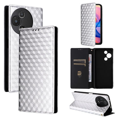 Cubic Grid Texture Flip Leather Phone Case, For TCL K70 5G, For TCL K70 SE 4G, For TCL K70 Power / K70 4G, For TCL NxtPaper 70 Pro 5G, For TCL K32 5G / K33 5G, For TCL NxtPaper 60 Ultra 5G, For TCL 60 SE NxtPaper 5G, For TCL 60 NxtPaper                ...