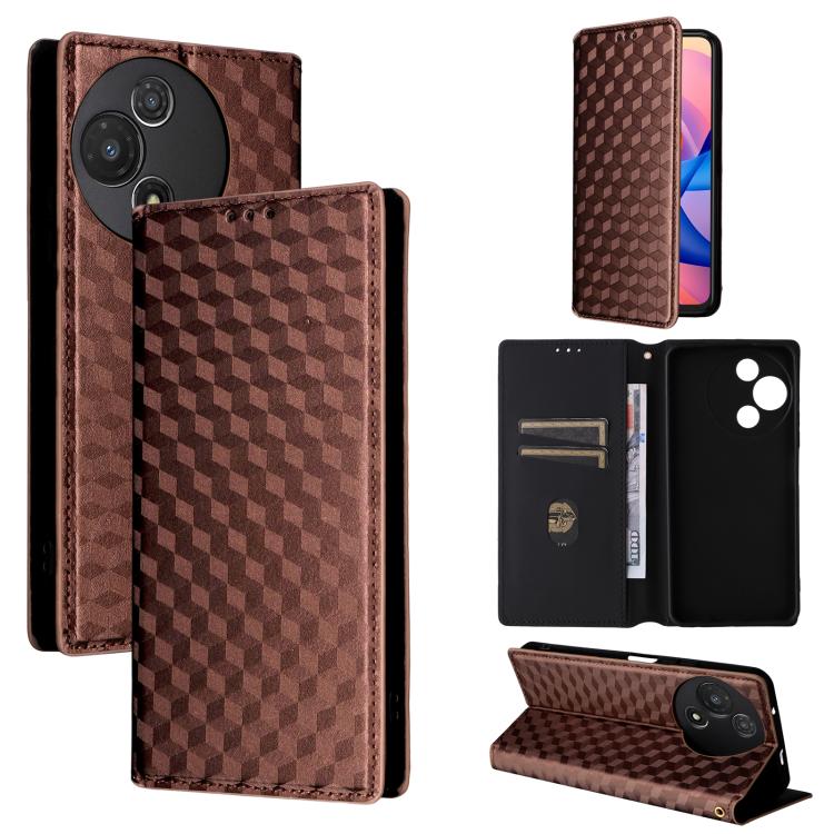 Cubic Grid Texture Flip Leather Phone Case, For TCL K70 5G, For TCL K70 SE 4G, For TCL K70 Power / K70 4G, For TCL NxtPaper 70 Pro 5G, For TCL K32 5G / K33 5G, For TCL NxtPaper 60 Ultra 5G, For TCL 60 SE NxtPaper 5G, For TCL 60 NxtPaper                ...