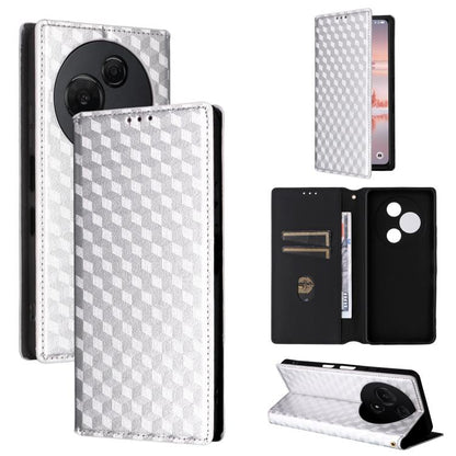 Cubic Grid Texture Flip Leather Phone Case, For TCL K70 5G, For TCL K70 SE 4G, For TCL K70 Power / K70 4G, For TCL NxtPaper 70 Pro 5G, For TCL K32 5G / K33 5G, For TCL NxtPaper 60 Ultra 5G, For TCL 60 SE NxtPaper 5G, For TCL 60 NxtPaper                ...