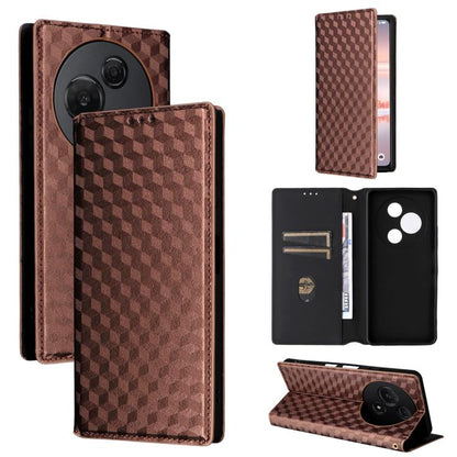 Cubic Grid Texture Flip Leather Phone Case, For TCL K70 5G, For TCL K70 SE 4G, For TCL K70 Power / K70 4G, For TCL NxtPaper 70 Pro 5G, For TCL K32 5G / K33 5G, For TCL NxtPaper 60 Ultra 5G, For TCL 60 SE NxtPaper 5G, For TCL 60 NxtPaper                ...