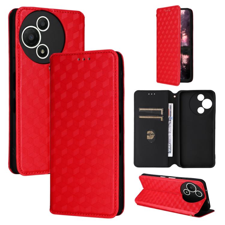 Cubic Grid Texture Flip Leather Phone Case, For TCL K70 5G, For TCL K70 SE 4G, For TCL K70 Power / K70 4G, For TCL NxtPaper 70 Pro 5G, For TCL K32 5G / K33 5G, For TCL NxtPaper 60 Ultra 5G, For TCL 60 SE NxtPaper 5G, For TCL 60 NxtPaper                ...