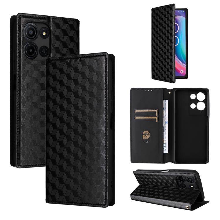 Cubic Grid Texture Flip Leather Phone Case, For TCL K70 5G, For TCL K70 SE 4G, For TCL K70 Power / K70 4G, For TCL NxtPaper 70 Pro 5G, For TCL K32 5G / K33 5G, For TCL NxtPaper 60 Ultra 5G, For TCL 60 SE NxtPaper 5G, For TCL 60 NxtPaper                ...