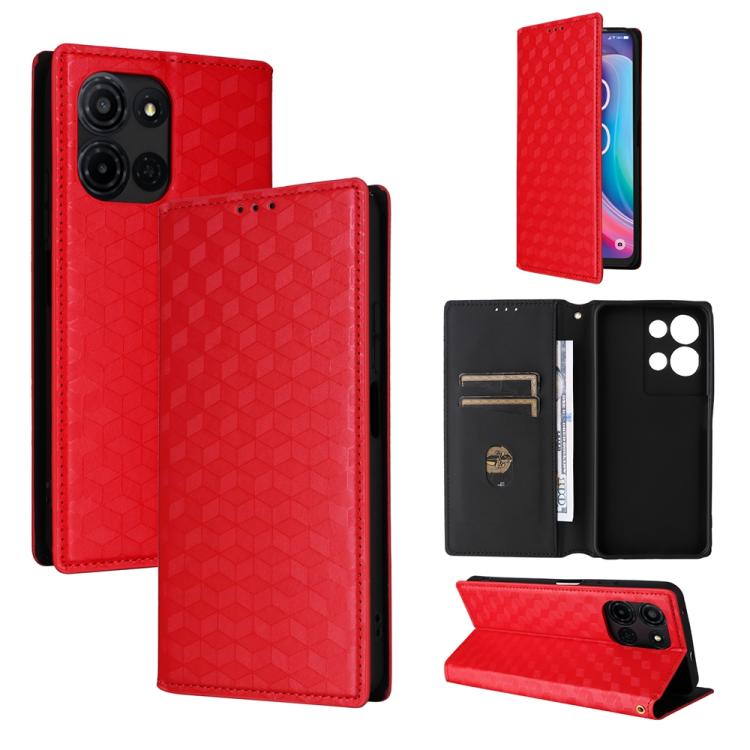 Cubic Grid Texture Flip Leather Phone Case, For TCL K70 5G, For TCL K70 SE 4G, For TCL K70 Power / K70 4G, For TCL NxtPaper 70 Pro 5G, For TCL K32 5G / K33 5G, For TCL NxtPaper 60 Ultra 5G, For TCL 60 SE NxtPaper 5G, For TCL 60 NxtPaper                ...
