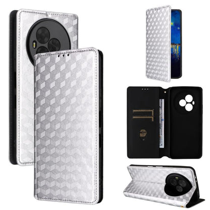 Cubic Grid Texture Flip Leather Phone Case, For TCL K70 5G, For TCL K70 SE 4G, For TCL K70 Power / K70 4G, For TCL NxtPaper 70 Pro 5G, For TCL K32 5G / K33 5G, For TCL NxtPaper 60 Ultra 5G, For TCL 60 SE NxtPaper 5G, For TCL 60 NxtPaper                ...