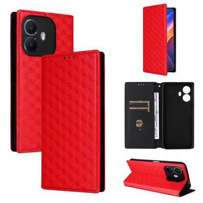 Cubic Grid Texture Flip Leather Phone Case, For TCL K70 NxtPaper 5G, For TCL K70 5G, For TCL K70 SE 4G, For TCL K70 Power / K70 4G, For TCL NxtPaper 70 Pro 5G, For TCL K32 5G / K33 5G, For TCL NxtPaper 60 Ultra 5G, For TCL 60 SE NxtPaper 5G            ...
