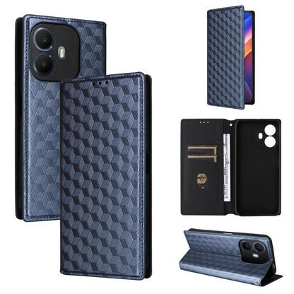 Cubic Grid Texture Flip Leather Phone Case, For TCL K70 NxtPaper 5G, For TCL K70 5G, For TCL K70 SE 4G, For TCL K70 Power / K70 4G, For TCL NxtPaper 70 Pro 5G, For TCL K32 5G / K33 5G, For TCL NxtPaper 60 Ultra 5G, For TCL 60 SE NxtPaper 5G            ...
