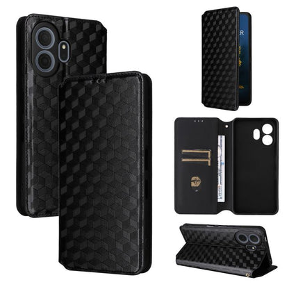 Cubic Grid Texture Flip Leather Phone Case, For TCL K70 NxtPaper 5G, For TCL K70 5G, For TCL K70 SE 4G, For TCL K70 Power / K70 4G, For TCL NxtPaper 70 Pro 5G, For TCL K32 5G / K33 5G, For TCL NxtPaper 60 Ultra 5G, For TCL 60 SE NxtPaper 5G            ...