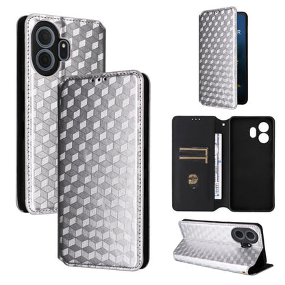 Cubic Grid Texture Flip Leather Phone Case, For TCL K70 5G, For TCL K70 SE 4G, For TCL K70 Power / K70 4G, For TCL NxtPaper 70 Pro 5G, For TCL K32 5G / K33 5G, For TCL NxtPaper 60 Ultra 5G, For TCL 60 SE NxtPaper 5G, For TCL 60 NxtPaper                ...