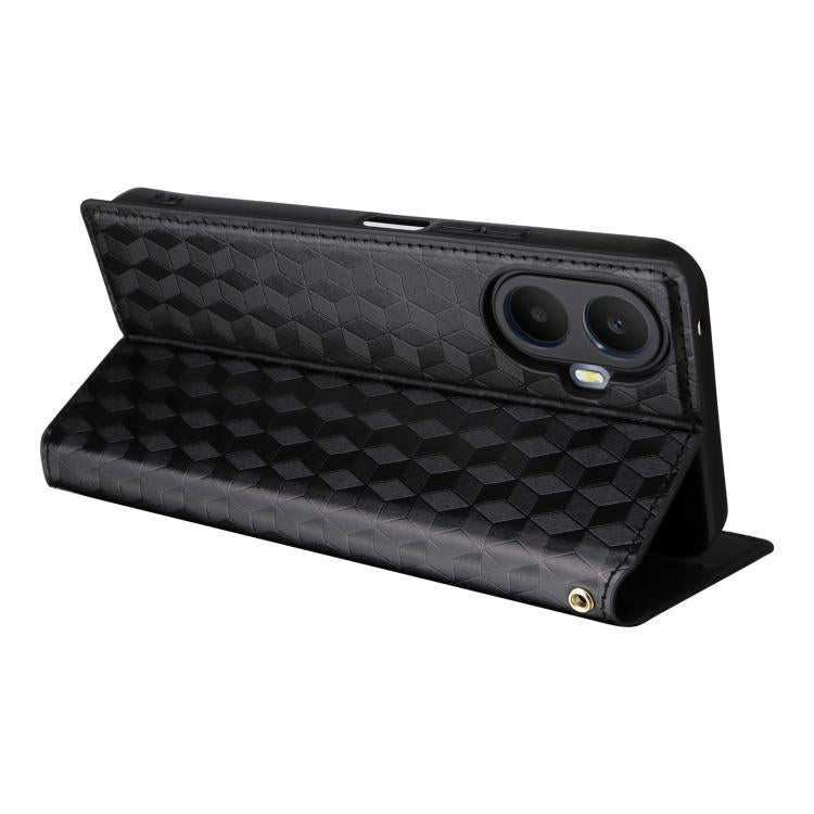 Cubic Grid Texture Flip Leather Phone Case, For TCL K70 5G, For TCL K70 SE 4G, For TCL K70 Power / K70 4G, For TCL NxtPaper 70 Pro 5G, For TCL K32 5G / K33 5G, For TCL NxtPaper 60 Ultra 5G, For TCL 60 SE NxtPaper 5G, For TCL 60 NxtPaper                ...