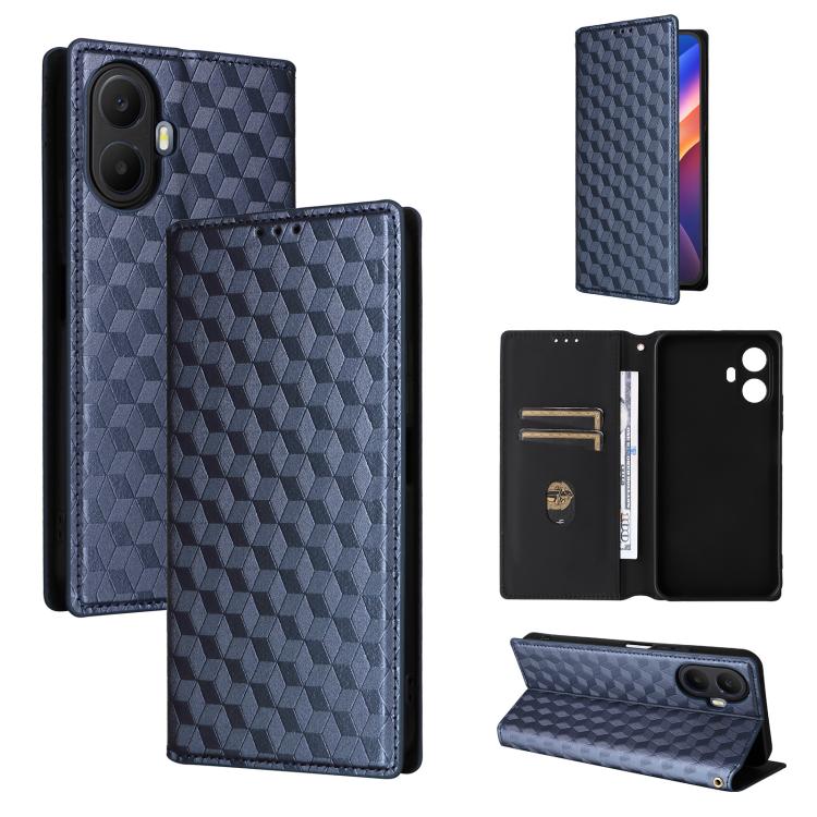 Cubic Grid Texture Flip Leather Phone Case, For TCL K70 5G, For TCL K70 SE 4G, For TCL K70 Power / K70 4G, For TCL NxtPaper 70 Pro 5G, For TCL K32 5G / K33 5G, For TCL NxtPaper 60 Ultra 5G, For TCL 60 SE NxtPaper 5G, For TCL 60 NxtPaper                ...