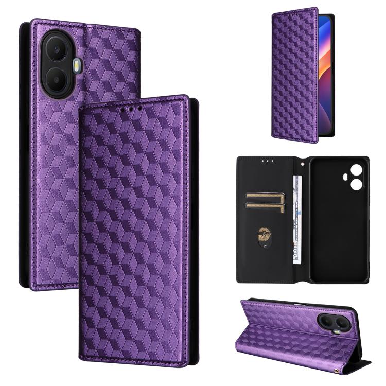 Cubic Grid Texture Flip Leather Phone Case, For TCL K70 5G, For TCL K70 SE 4G, For TCL K70 Power / K70 4G, For TCL NxtPaper 70 Pro 5G, For TCL K32 5G / K33 5G, For TCL NxtPaper 60 Ultra 5G, For TCL 60 SE NxtPaper 5G, For TCL 60 NxtPaper                ...