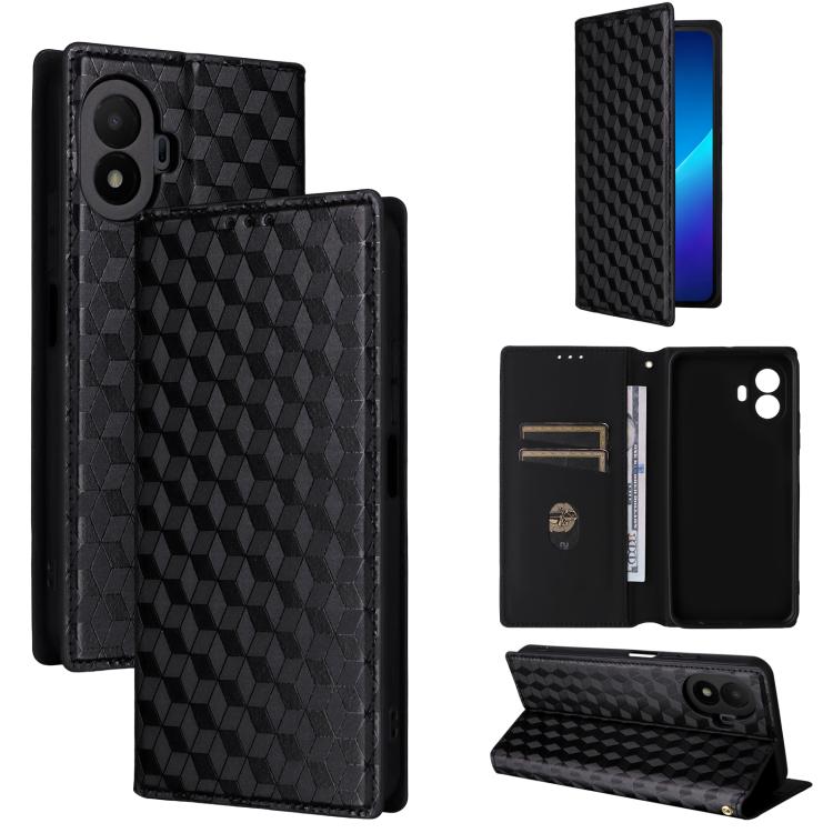 Cubic Grid Texture Flip Leather Phone Case, For TCL K70 5G, For TCL K70 SE 4G, For TCL K70 Power / K70 4G, For TCL NxtPaper 70 Pro 5G, For TCL K32 5G / K33 5G, For TCL NxtPaper 60 Ultra 5G, For TCL 60 SE NxtPaper 5G, For TCL 60 NxtPaper                ...
