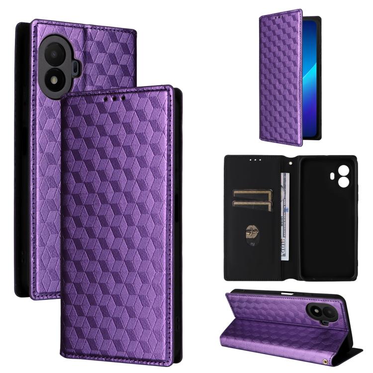Cubic Grid Texture Flip Leather Phone Case, For TCL K70 5G, For TCL K70 SE 4G, For TCL K70 Power / K70 4G, For TCL NxtPaper 70 Pro 5G, For TCL K32 5G / K33 5G, For TCL NxtPaper 60 Ultra 5G, For TCL 60 SE NxtPaper 5G, For TCL 60 NxtPaper                ...
