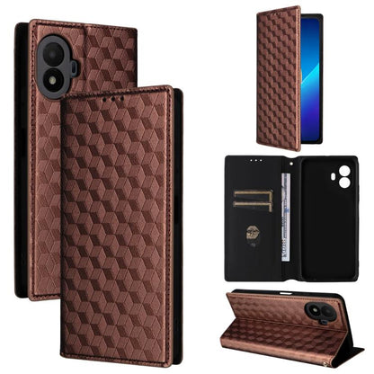 Cubic Grid Texture Flip Leather Phone Case, For TCL K70 5G, For TCL K70 SE 4G, For TCL K70 Power / K70 4G, For TCL NxtPaper 70 Pro 5G, For TCL K32 5G / K33 5G, For TCL NxtPaper 60 Ultra 5G, For TCL 60 SE NxtPaper 5G, For TCL 60 NxtPaper                ...