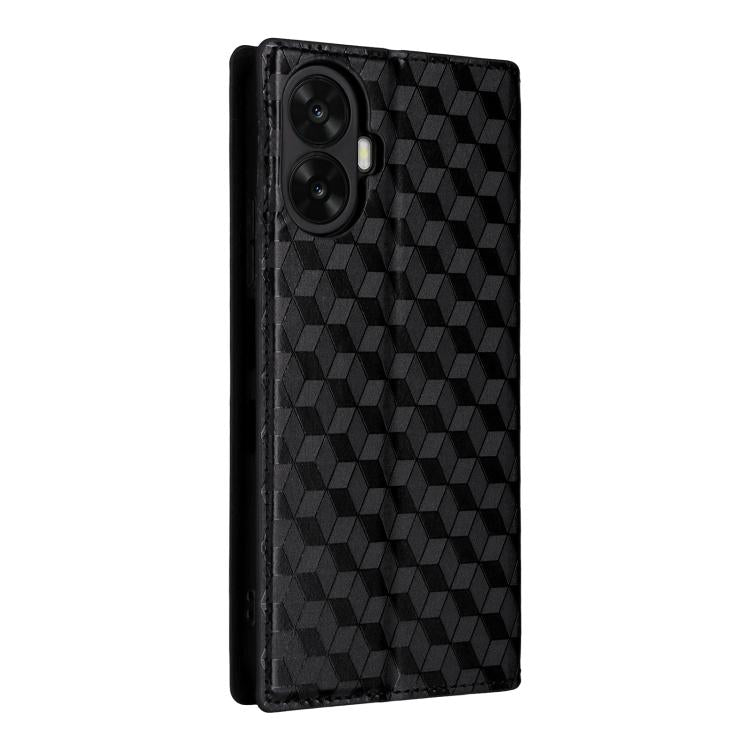 Cubic Grid Texture Flip Leather Phone Case, For TCL K70 NxtPaper 5G, For TCL K70 5G, For TCL K70 SE 4G, For TCL K70 Power / K70 4G, For TCL NxtPaper 70 Pro 5G, For TCL K32 5G / K33 5G, For TCL NxtPaper 60 Ultra 5G, For TCL 60 SE NxtPaper 5G            ...