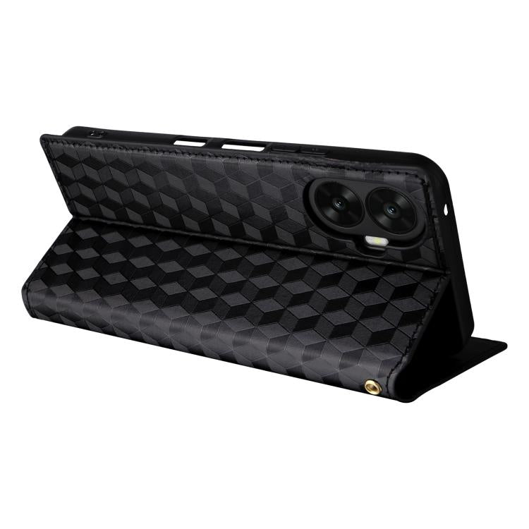 Cubic Grid Texture Flip Leather Phone Case, For TCL K70 NxtPaper 5G, For TCL K70 5G, For TCL K70 SE 4G, For TCL K70 Power / K70 4G, For TCL NxtPaper 70 Pro 5G, For TCL K32 5G / K33 5G, For TCL NxtPaper 60 Ultra 5G, For TCL 60 SE NxtPaper 5G            ...