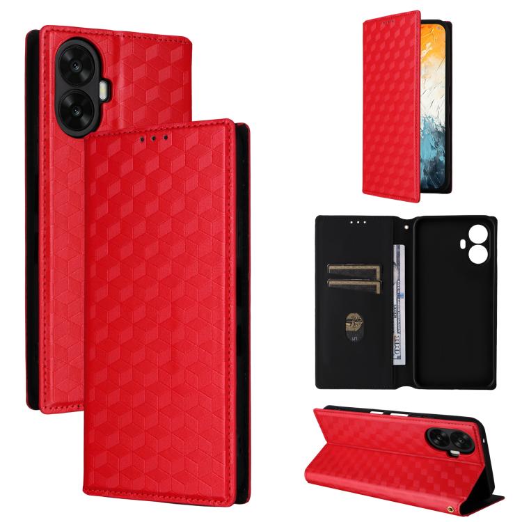 Cubic Grid Texture Flip Leather Phone Case, For TCL K70 NxtPaper 5G, For TCL K70 5G, For TCL K70 SE 4G, For TCL K70 Power / K70 4G, For TCL NxtPaper 70 Pro 5G, For TCL K32 5G / K33 5G, For TCL NxtPaper 60 Ultra 5G, For TCL 60 SE NxtPaper 5G            ...