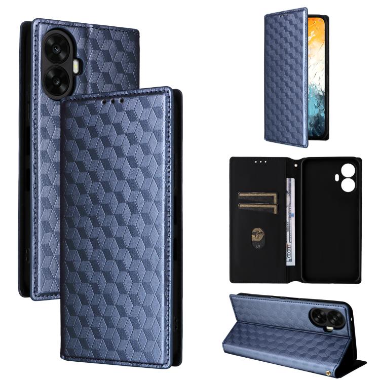 Cubic Grid Texture Flip Leather Phone Case, For TCL K70 NxtPaper 5G, For TCL K70 5G, For TCL K70 SE 4G, For TCL K70 Power / K70 4G, For TCL NxtPaper 70 Pro 5G, For TCL K32 5G / K33 5G, For TCL NxtPaper 60 Ultra 5G, For TCL 60 SE NxtPaper 5G            ...