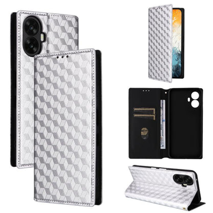 Cubic Grid Texture Flip Leather Phone Case, For TCL K70 NxtPaper 5G, For TCL K70 5G, For TCL K70 SE 4G, For TCL K70 Power / K70 4G, For TCL NxtPaper 70 Pro 5G, For TCL K32 5G / K33 5G, For TCL NxtPaper 60 Ultra 5G, For TCL 60 SE NxtPaper 5G            ...